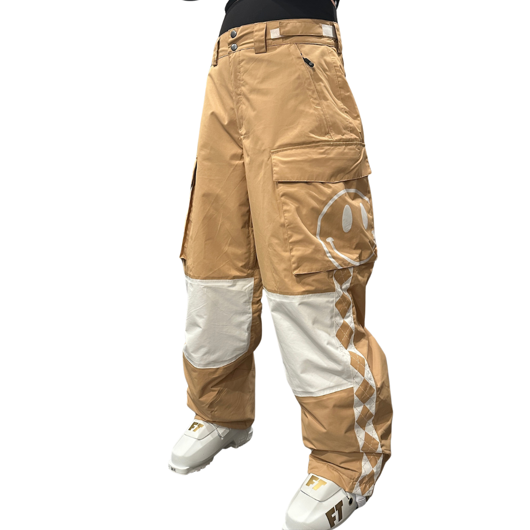 Khaki and White Mogul pants