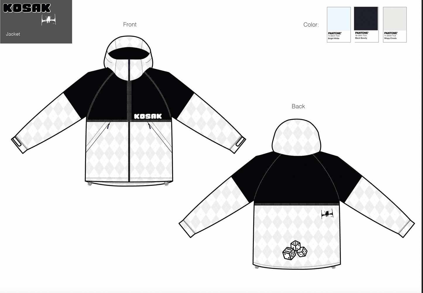 ジャケット・アウター 8gshoot CALLIGRAPHY PATTERN NYLON JACKET 8800Red_NavyBlue-Hero.jpg?v=